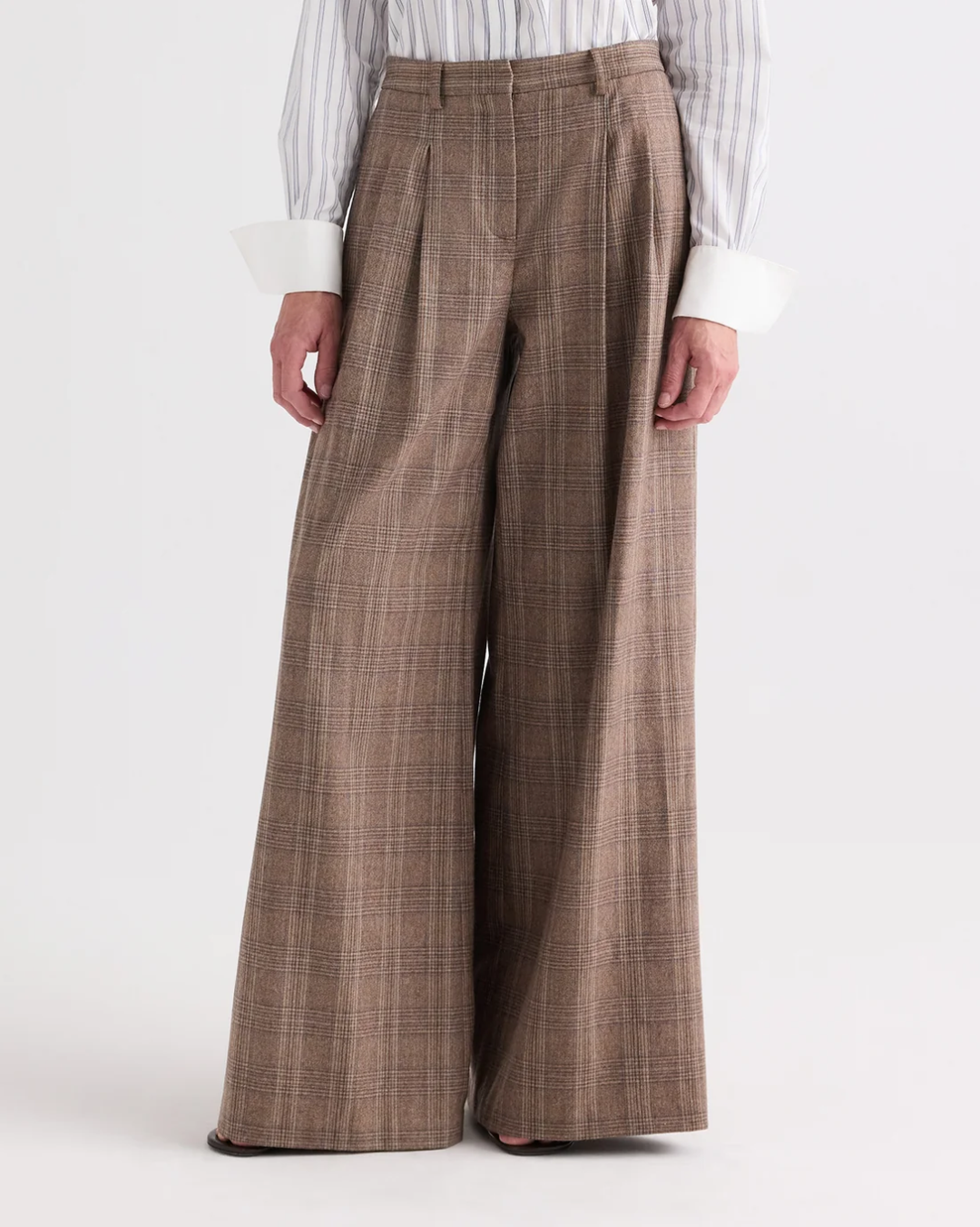 Avery Pant | Brown Multi