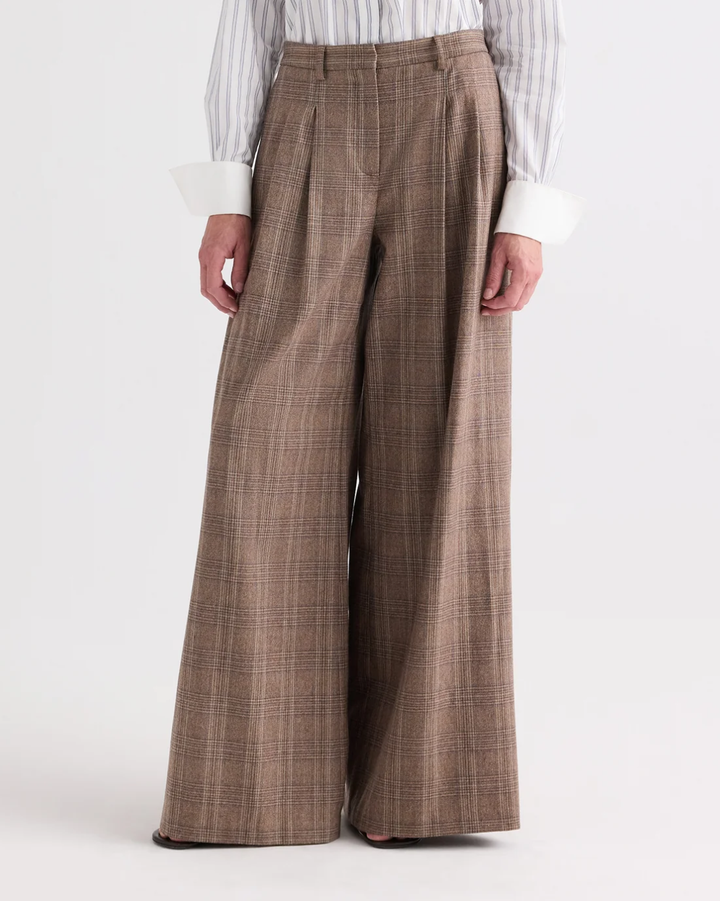 Avery Pant | Brown Multi