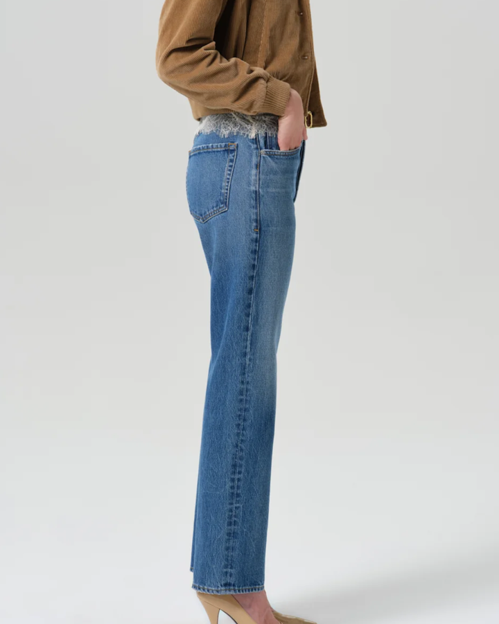90s French High Rise Straight | Pastis