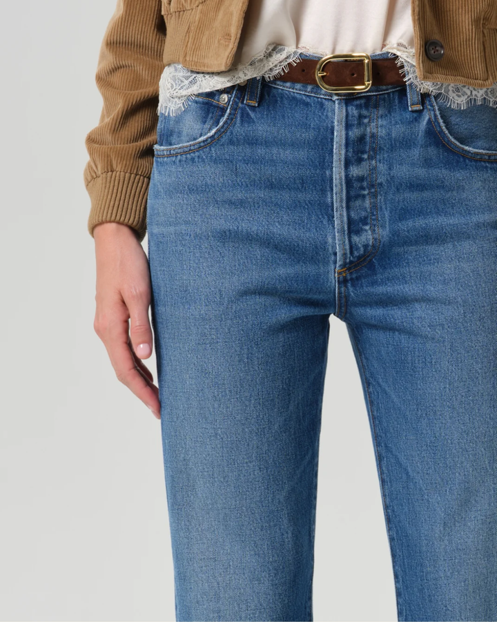 90s French High Rise Straight | Pastis