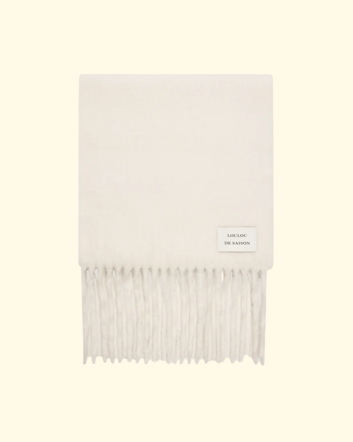 Santo Alpaca Scarf | Ivory