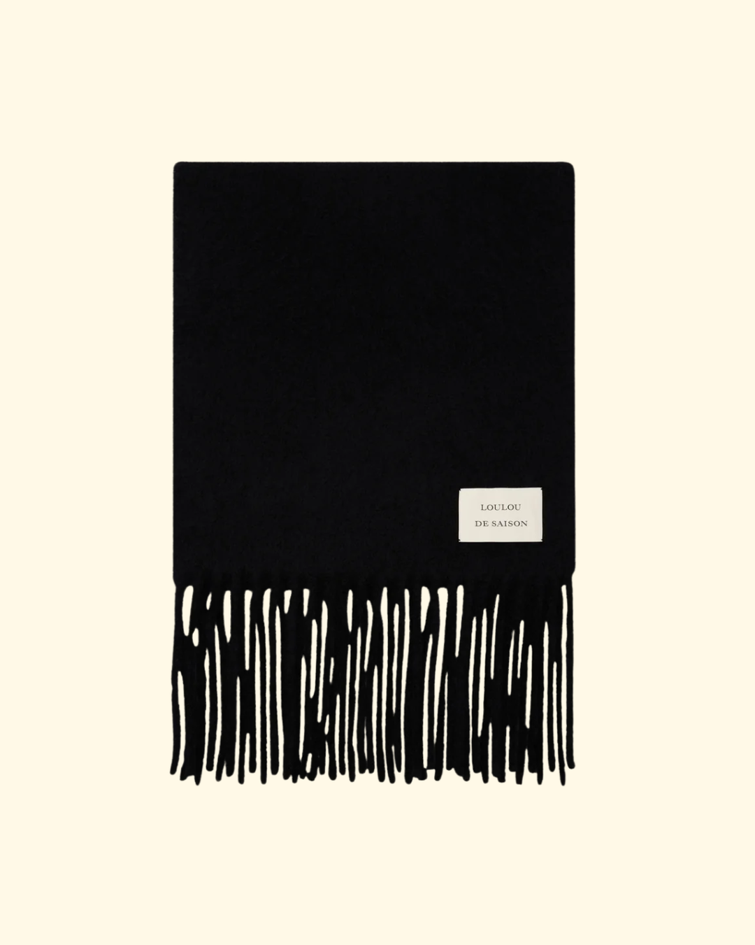 Santo Alpaca Scarf | Black