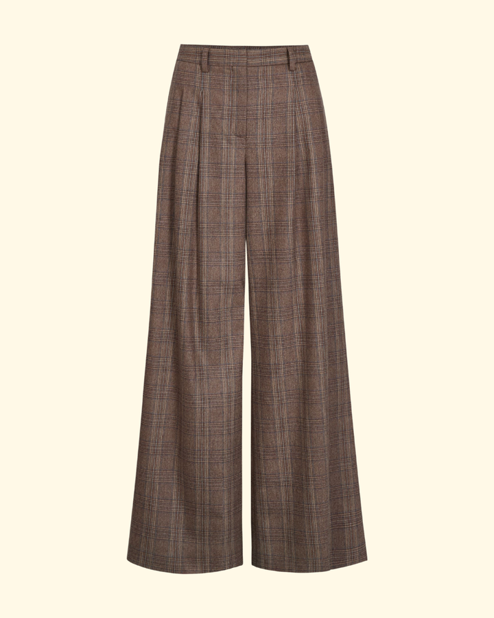 Avery Pant | Brown Multi