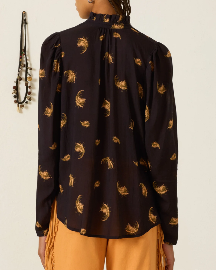 Artemis Feather Light Shirt | Black