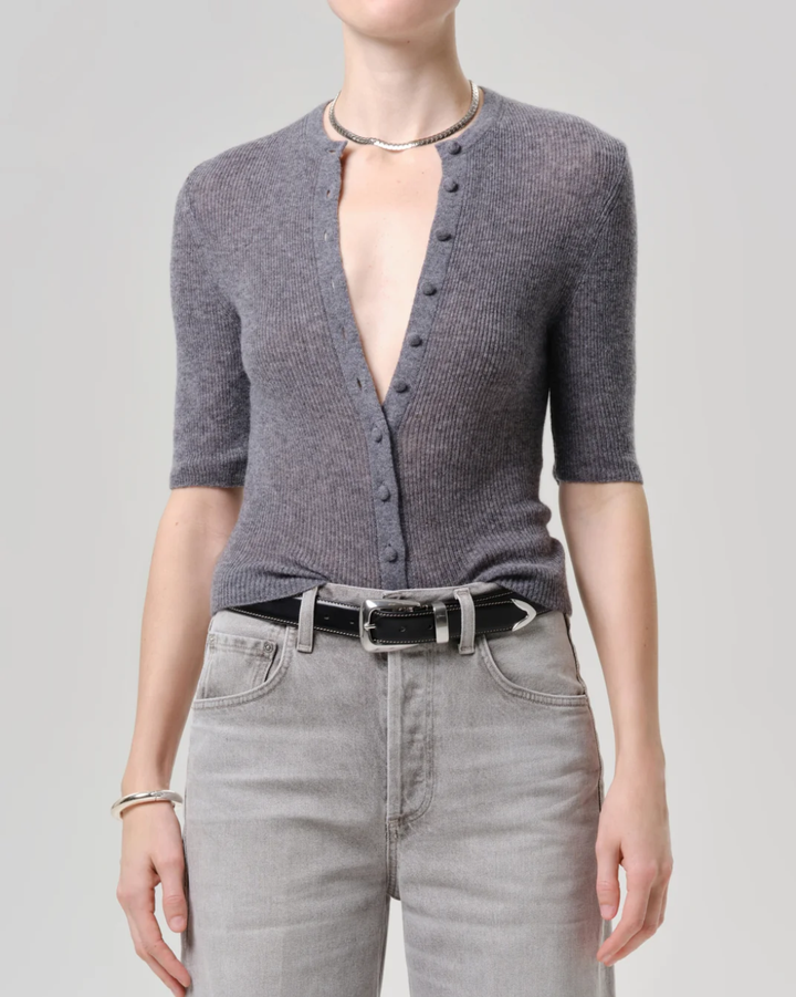 Tabitha Cardigan | Heather Grey