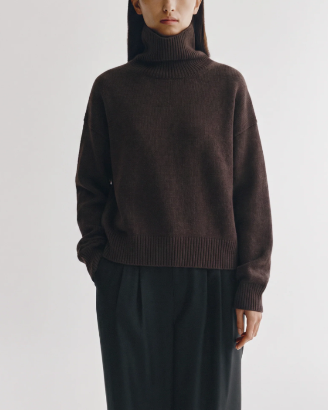 Zerlina Sweater | Dark Oak