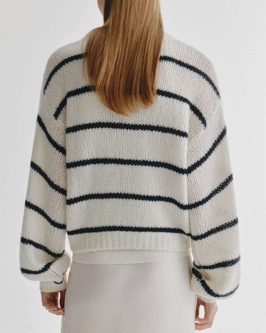 Sabelle Stripes Sweater | Cream/ Black/ Navy Stripes
