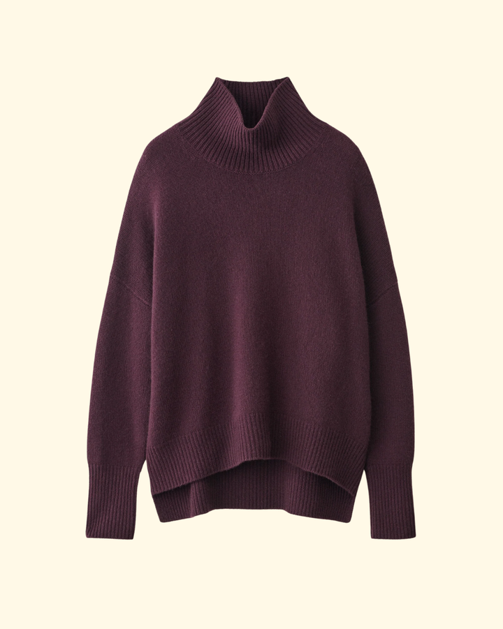 Heidi Sweater | Deep Plum
