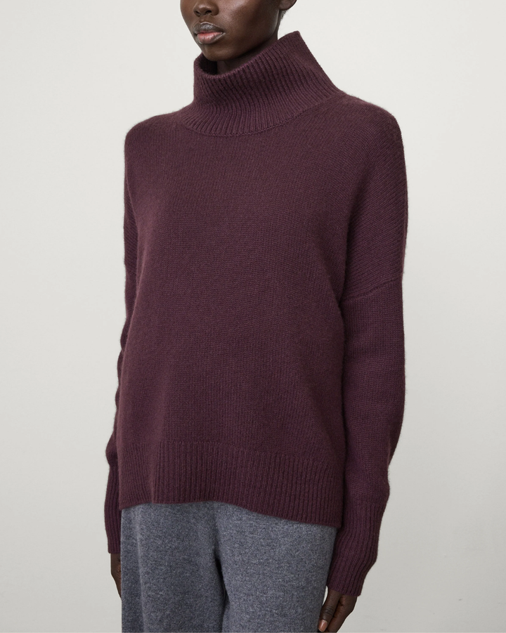 Heidi Sweater | Deep Plum