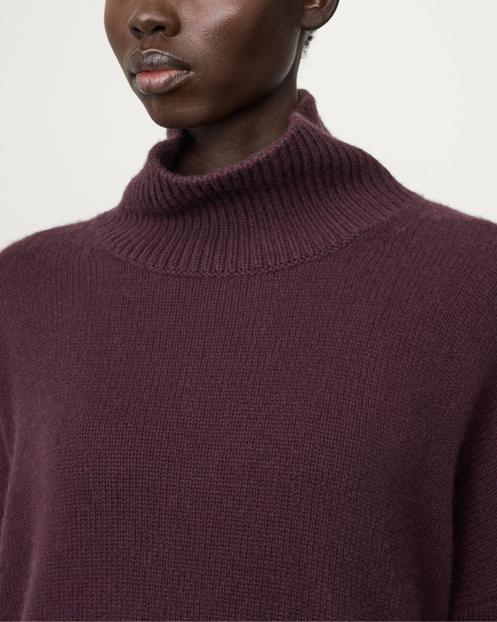 Heidi Sweater | Deep Plum