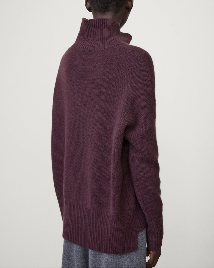 Heidi Sweater | Deep Plum