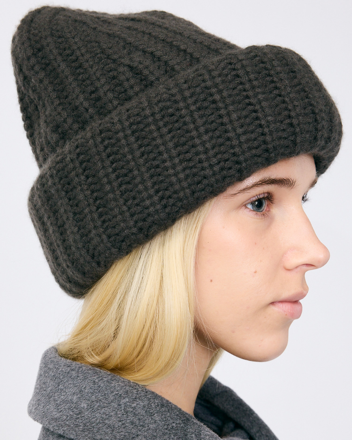 Beatris Beanie | Dark Fern