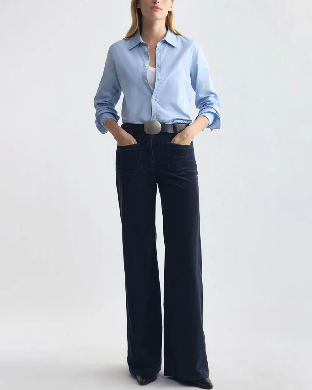 Florence Pant | Service Blue