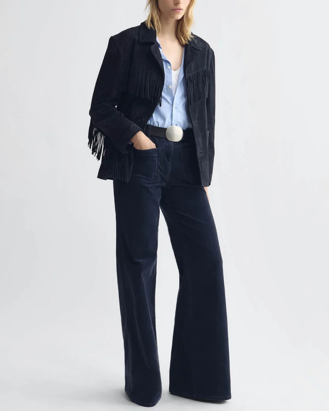 Florence Pant | Service Blue