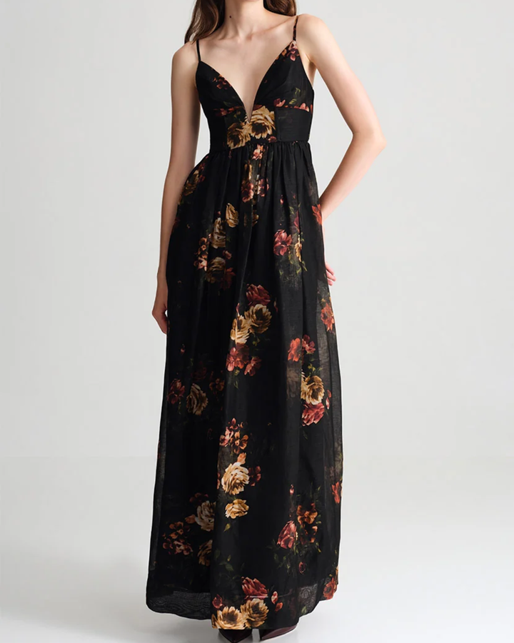 Pero Gown Dress | Ariana Flora Black