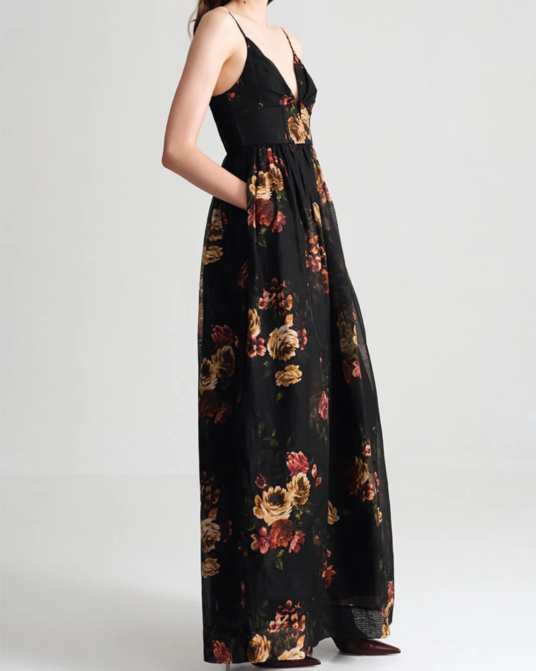 Pero Gown Dress | Ariana Flora Black