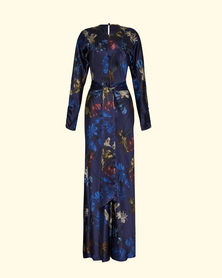 Montgommery Dress | Elysian Flora Navy