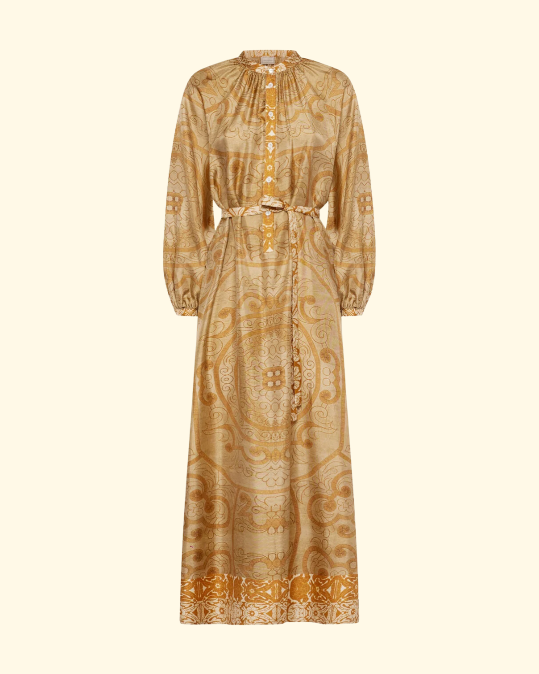 Aloe Shirt Dress | Zafferano Bruciato