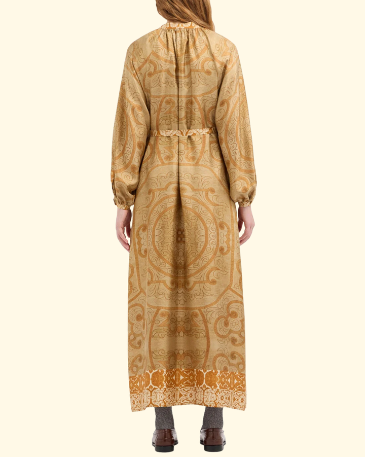 Aloe Shirt Dress | Zafferano Bruciato