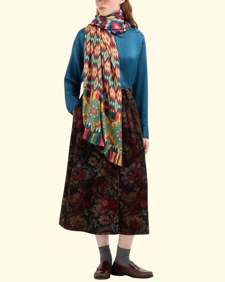 Gridox Skirt | Kilim Di Tabacco