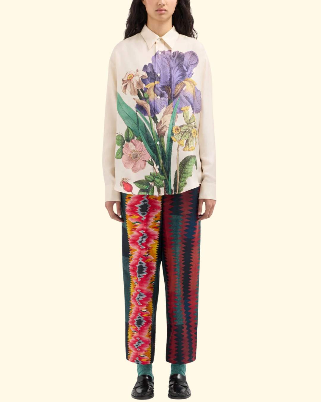 Aloe Long Sleeve Shirt | Iris Su Lino