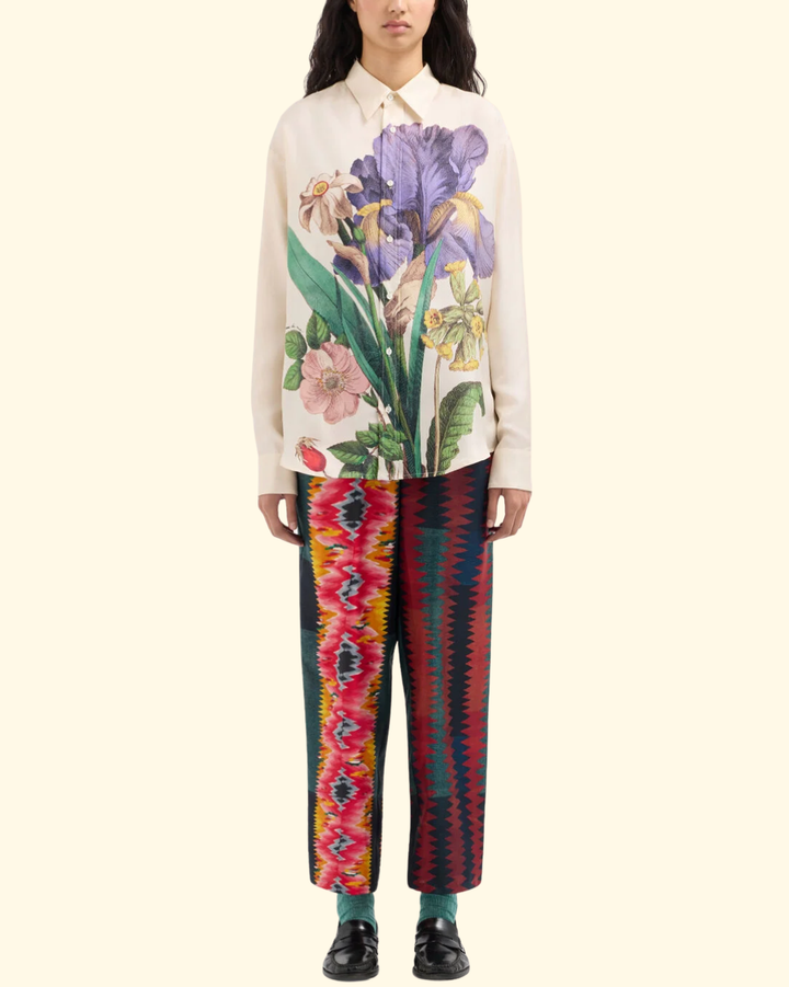 Aloe Long Sleeve Shirt | Iris Su Lino