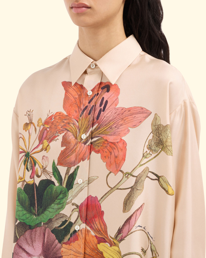Aloe Long Sleeve Shirt | Serra Di Seta