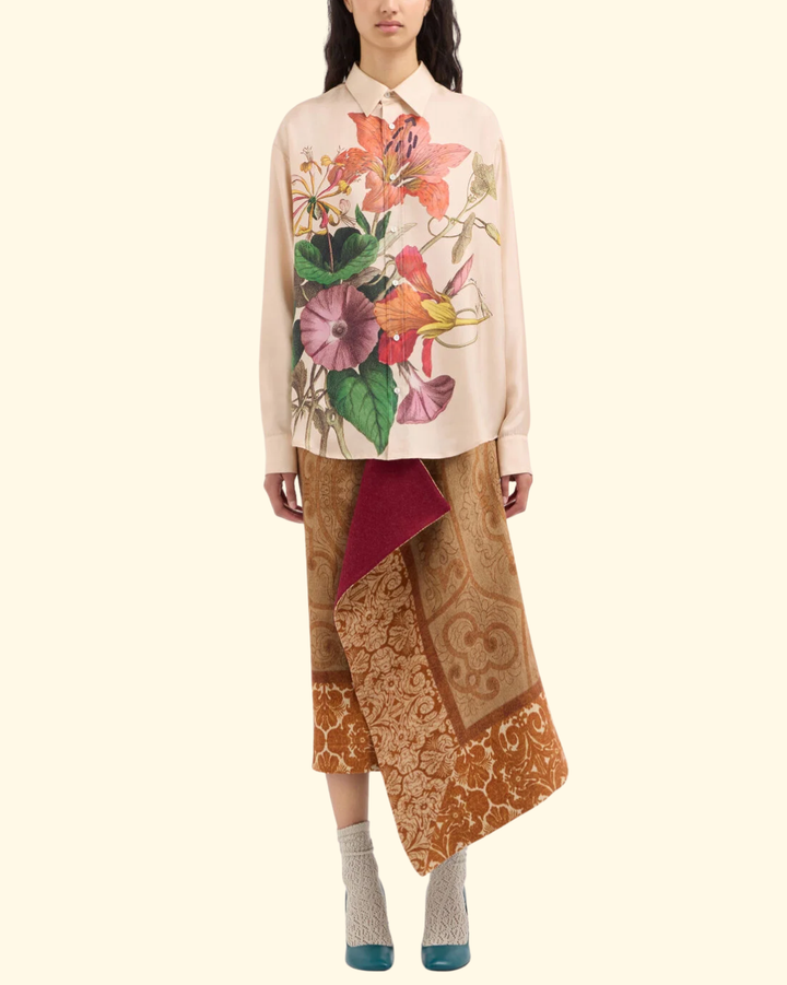 Aloe Long Sleeve Shirt | Serra Di Seta
