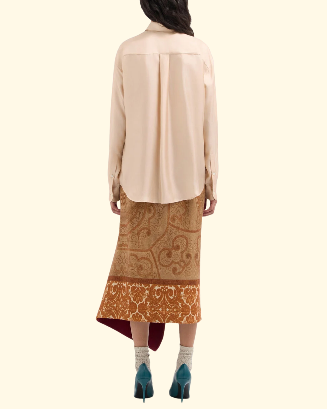 Aloe Long Sleeve Shirt | Serra Di Seta