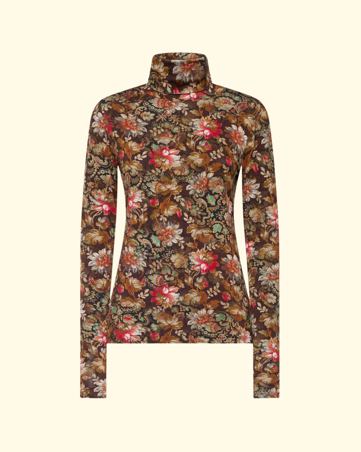 Sassonia Turtleneck Top | Miniatura Di Noce