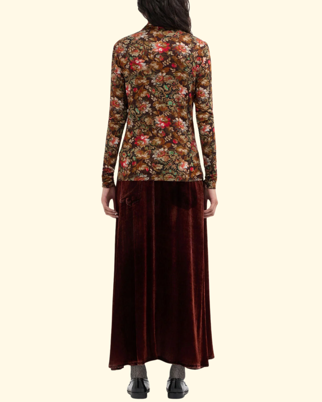 Sassonia Turtleneck Top | Miniatura Di Noce