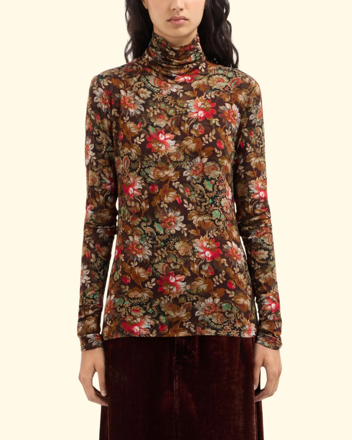 Sassonia Turtleneck Top | Miniatura Di Noce