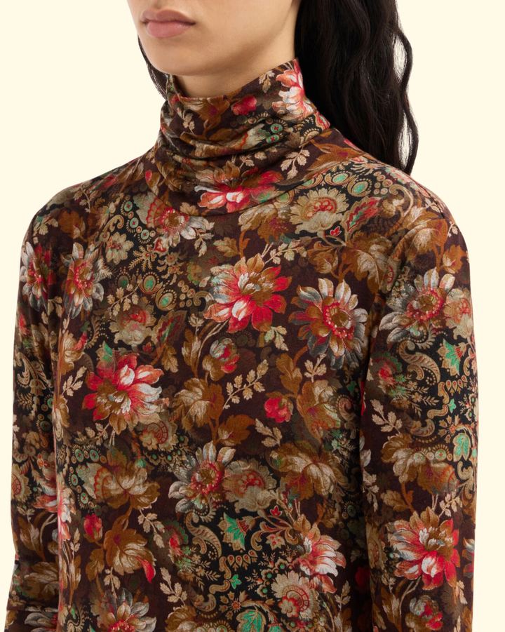 Sassonia Turtleneck Top | Miniatura Di Noce
