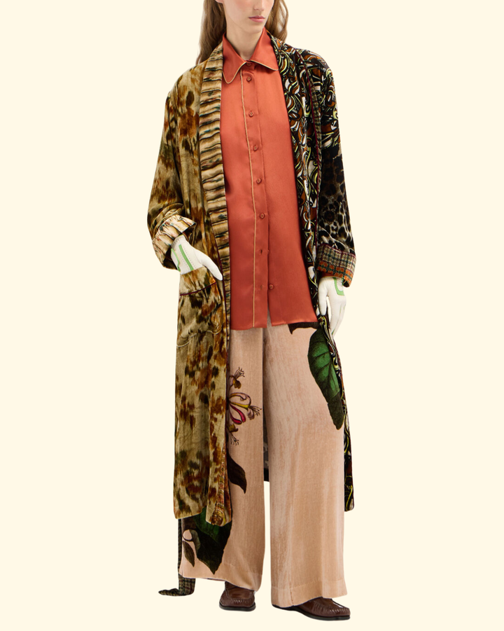 Kandox Trousers | Paisley Di Ossidiana