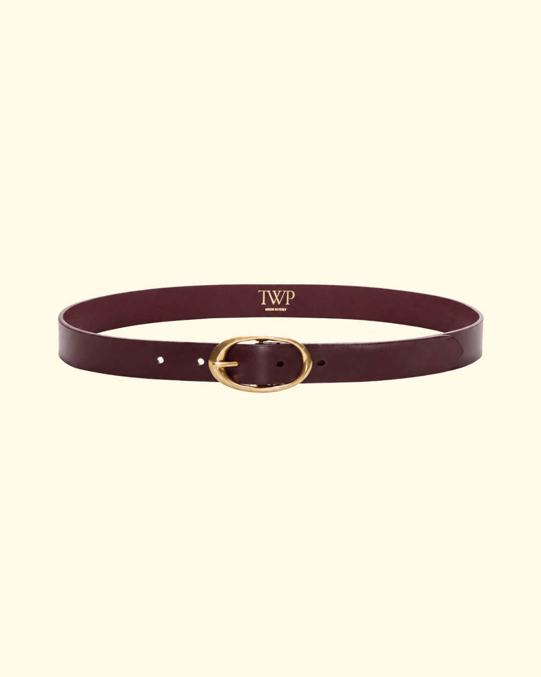 Narrow Belt | Burgundy