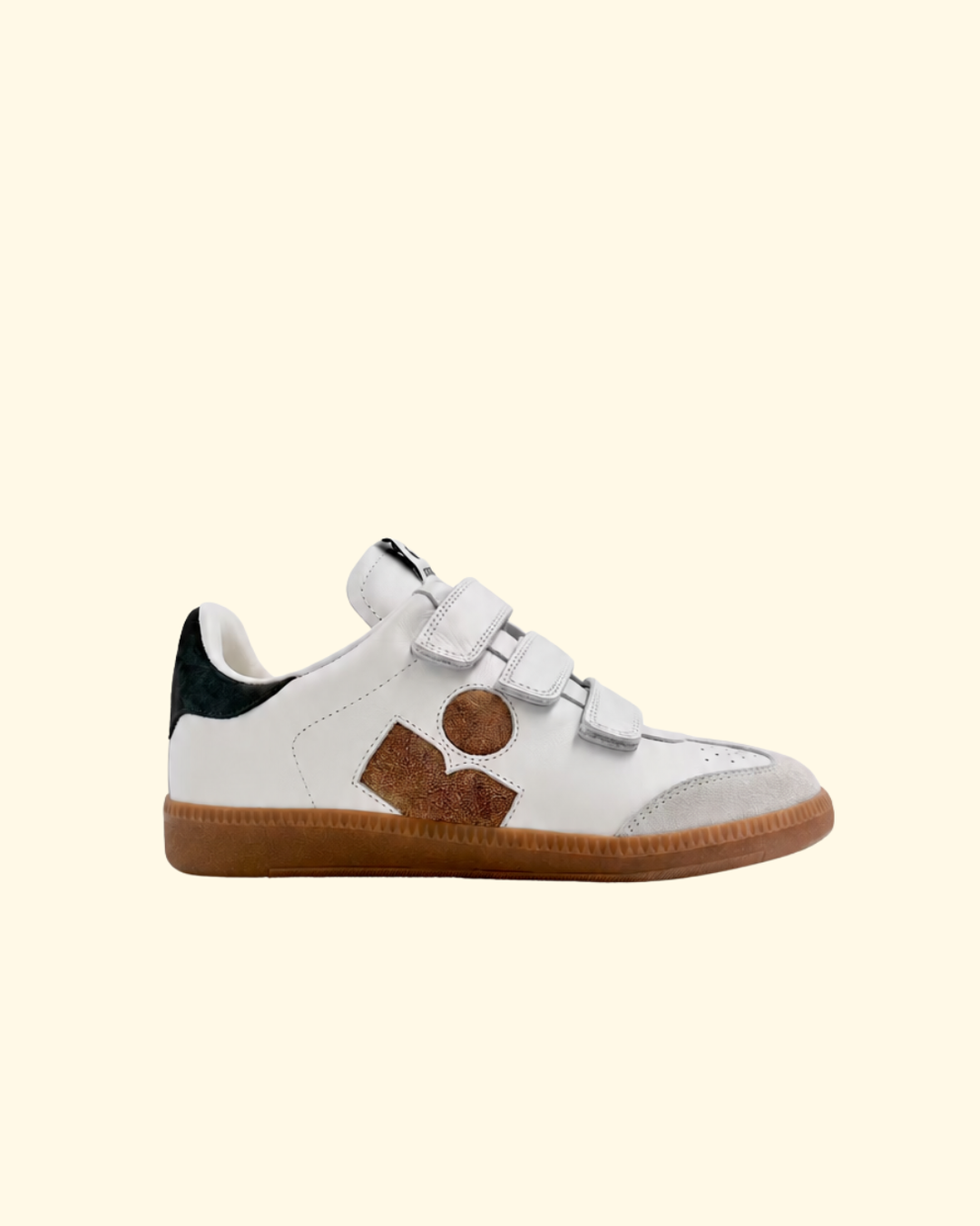 Beth Sneaker | Chalk/ Cognac
