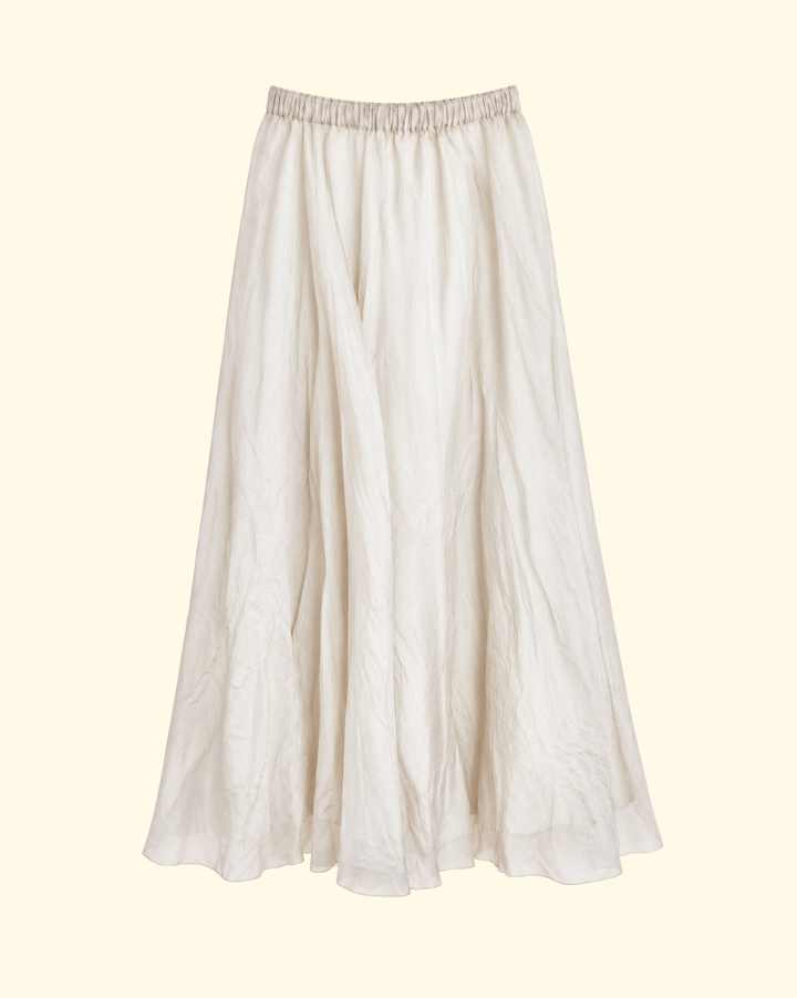 Organza Skirt | Sand