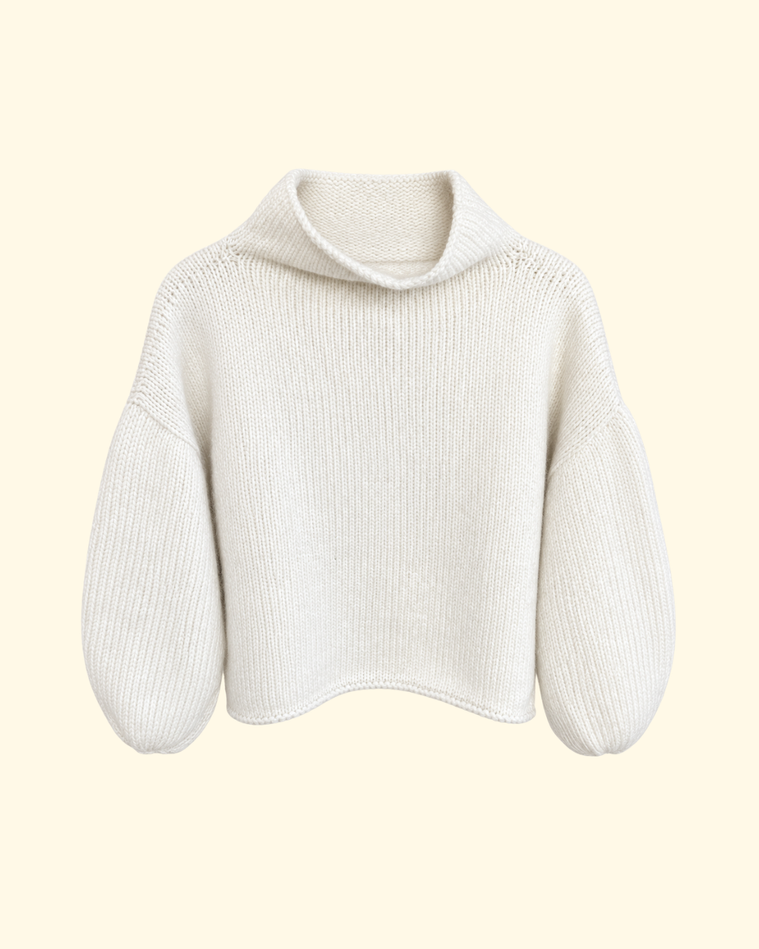 Cashmere Blend Sweater | Ivory