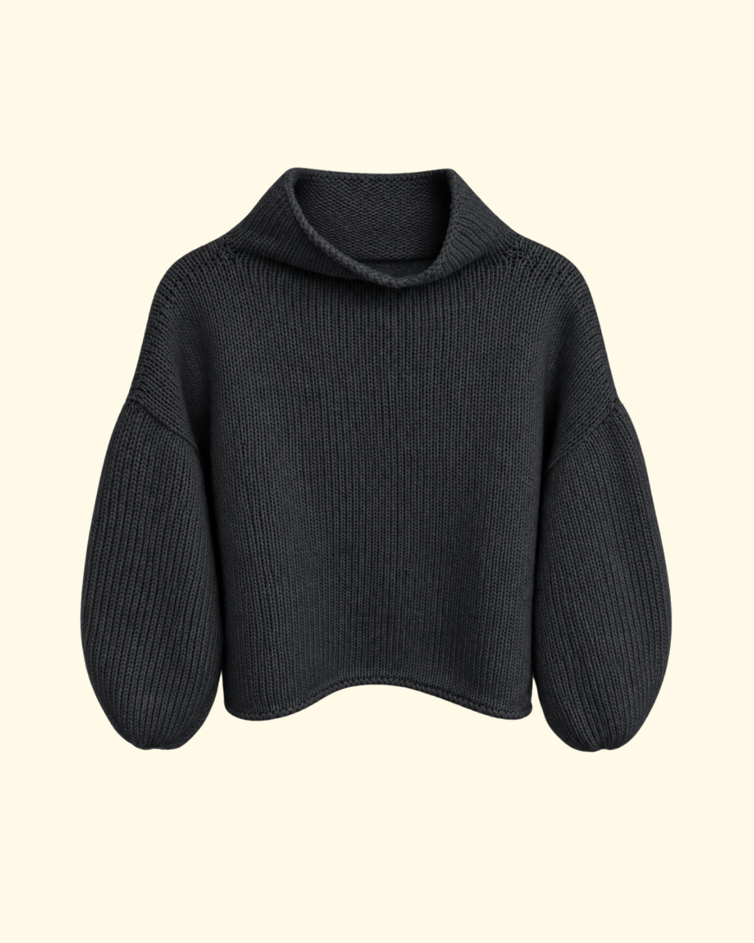 Cashmere Blend Sweater | Black