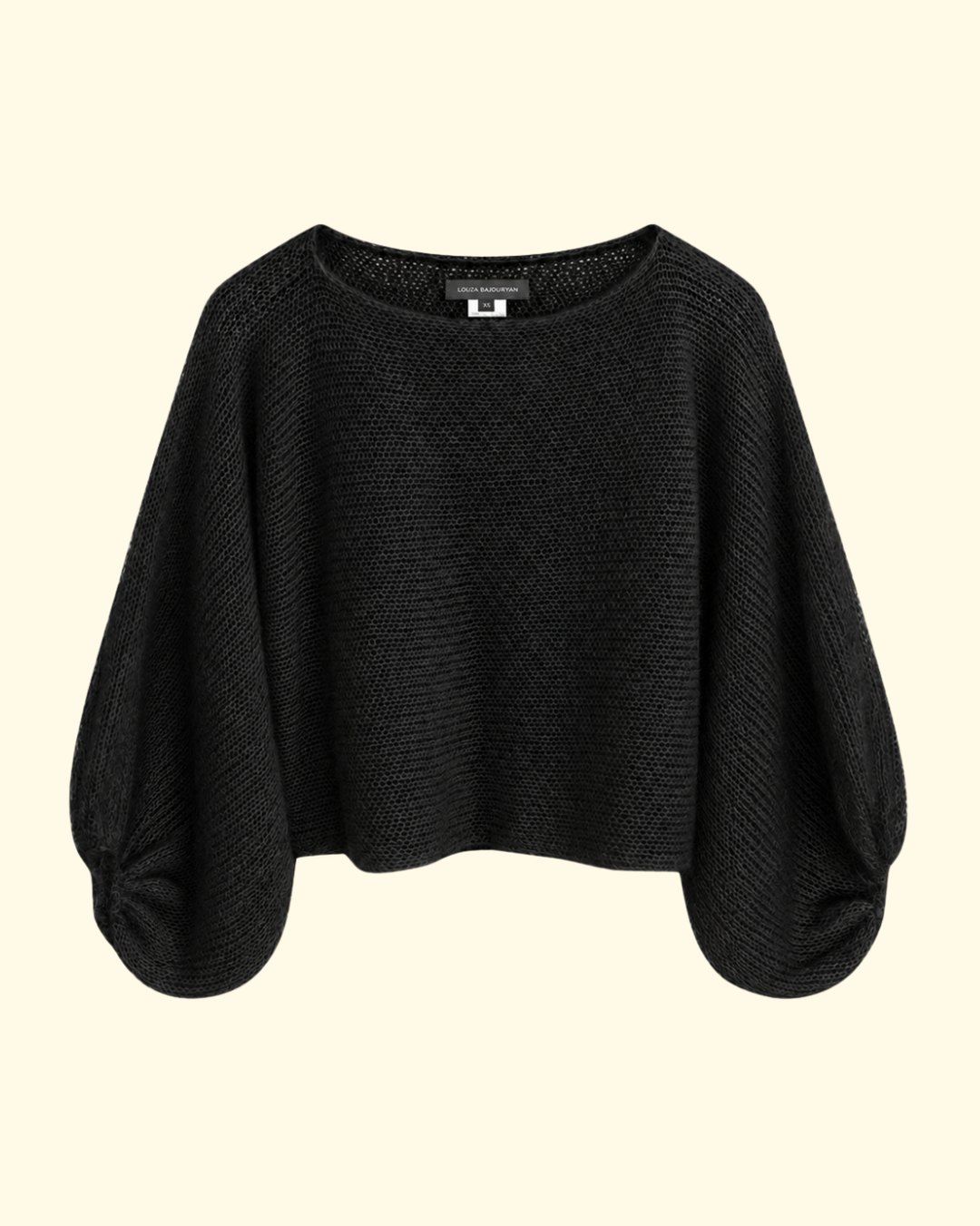 Mohair/Silk Sweater | Black