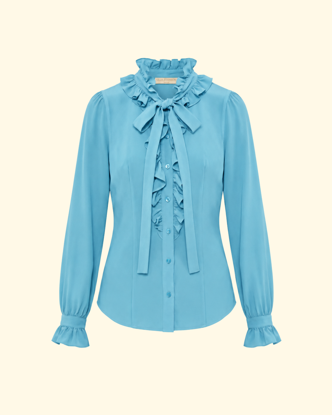 Catroux LS Silk Blouse | Heron