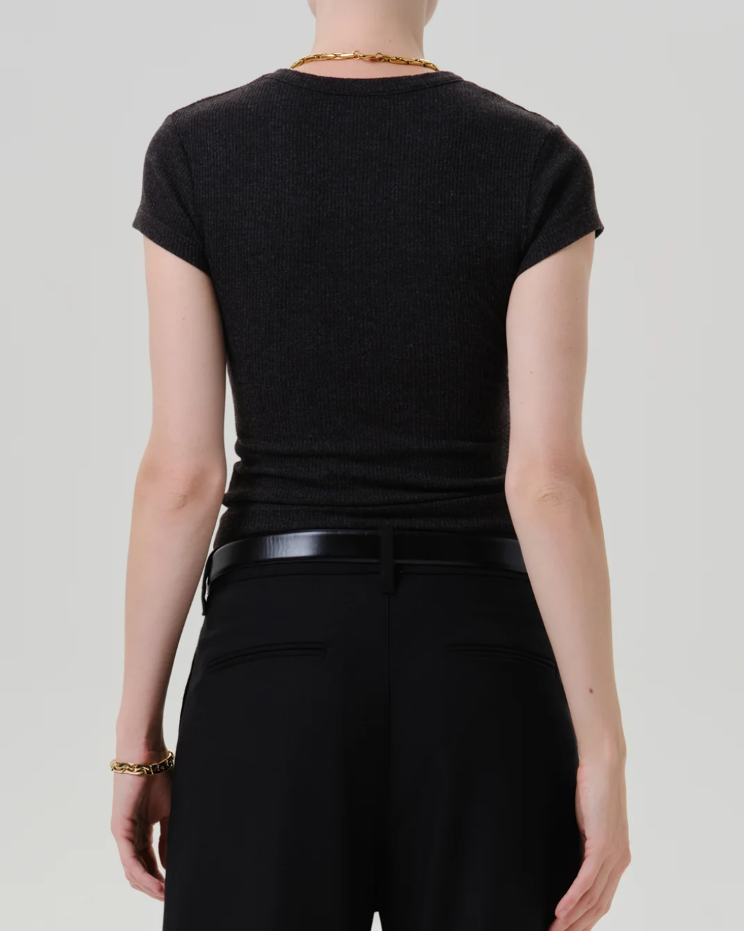 Nello Tee | Heather Charcoal