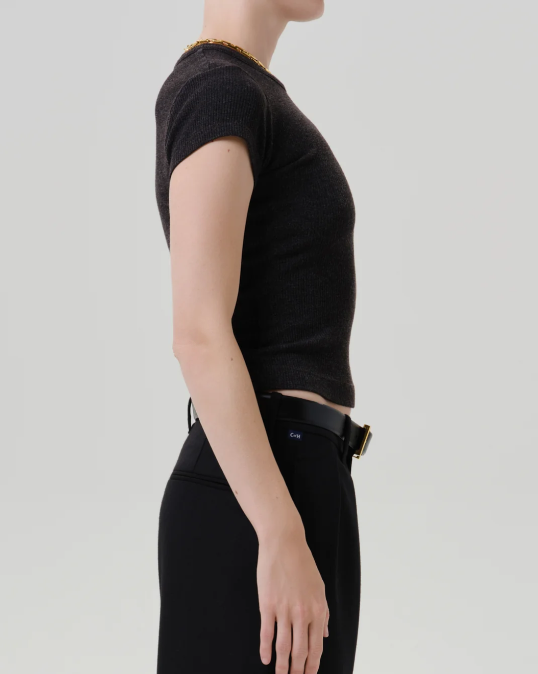 Nello Tee | Heather Charcoal