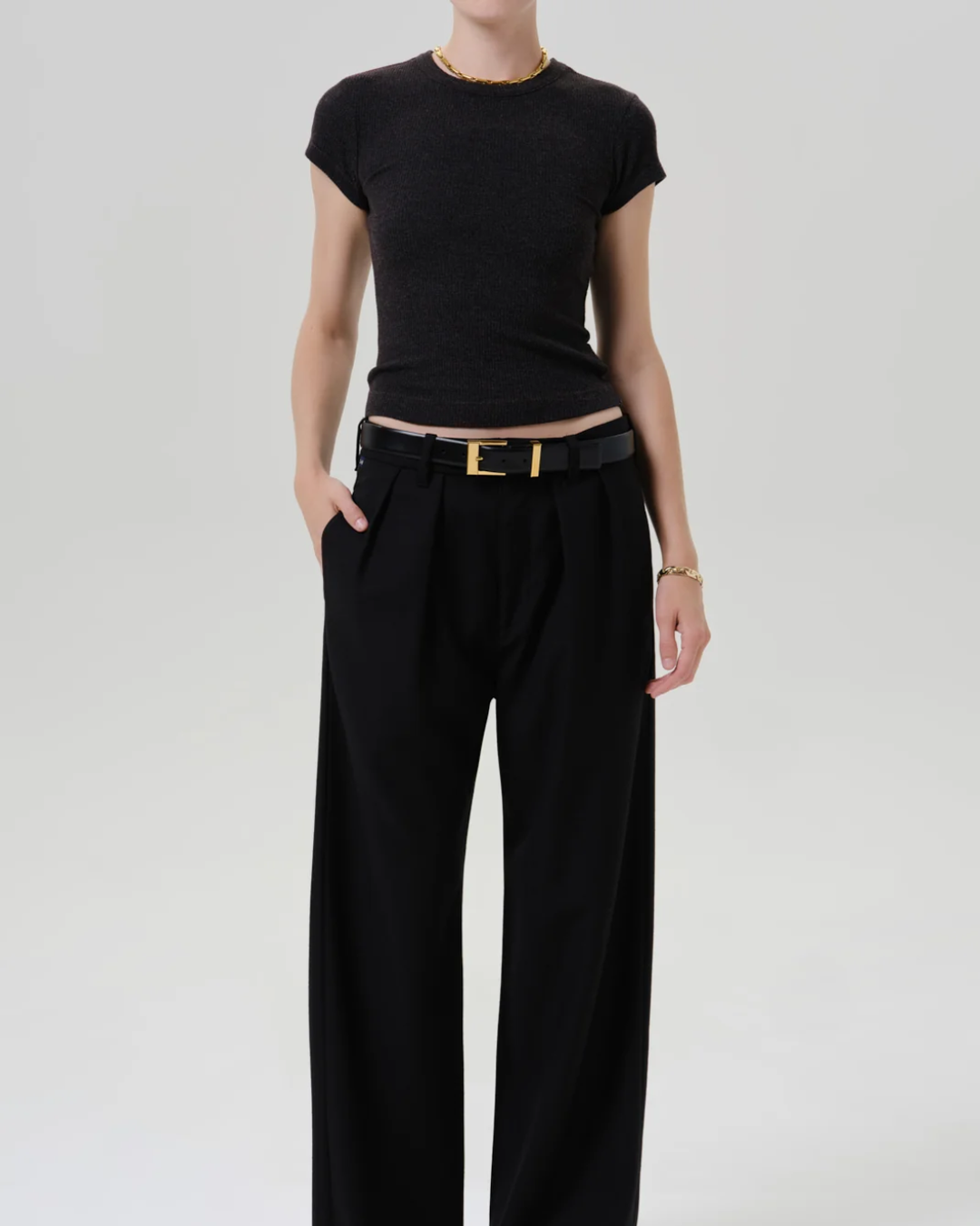 Nello Tee | Heather Charcoal