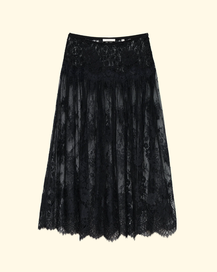 Giorgine Lace Skirt | Black