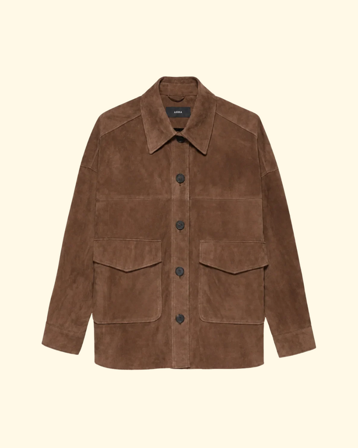 Kaylee Lamb Paper Jacket | Saddle