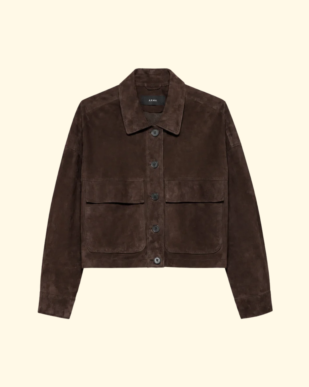 Miri Lamb Suede| Mud Brown