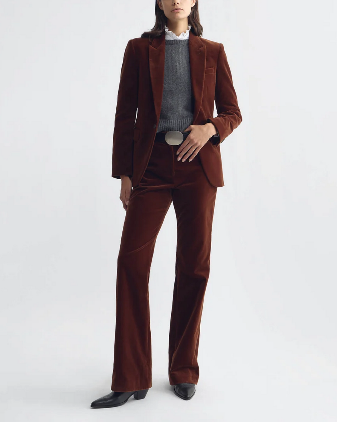 Anabel Tailored Jacket | Burnt Sienna