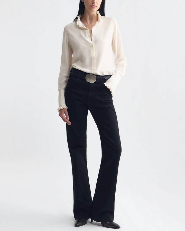 Elio Silk Shirt | Ivory