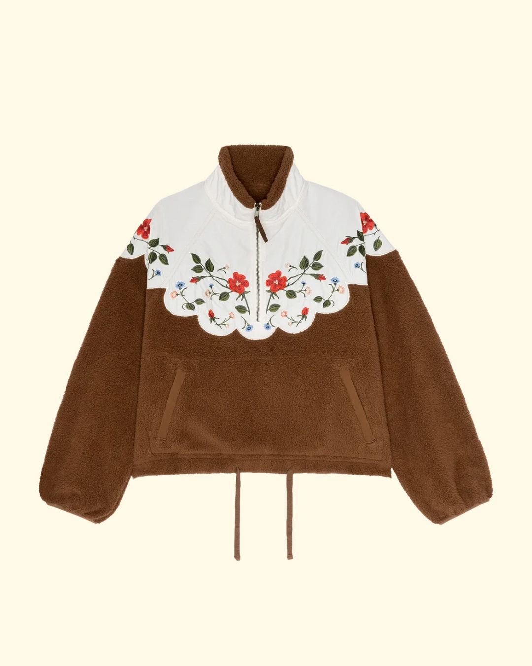 The Plush Wildflower Pullover | Chestnut